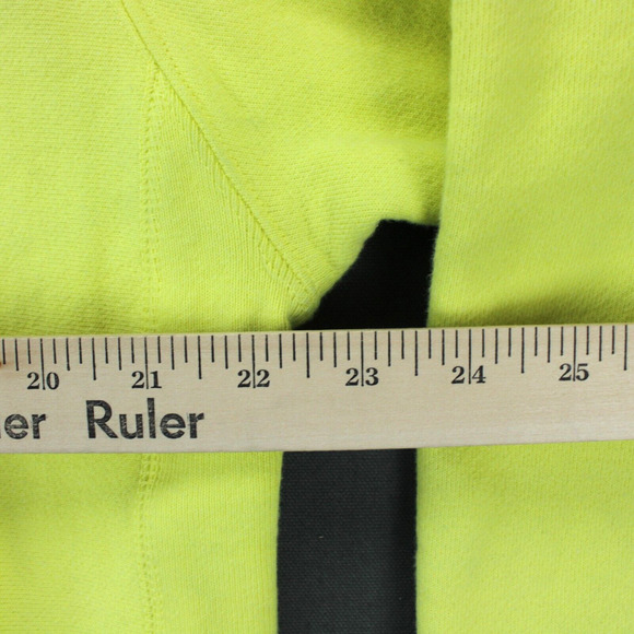 Champion Reverse Weave Hoodie Mens Large Yellow Pullover - Picture 6 of 8